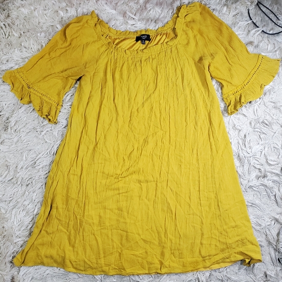 Naif Anthropologie Waterfall Sleeve Dress - Picture 5 of 10